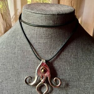 Recycled Silver Fork Pendant